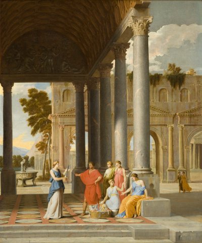 Achilles Discovered Among the Daughters of Lycomedes by Jean Lemaire